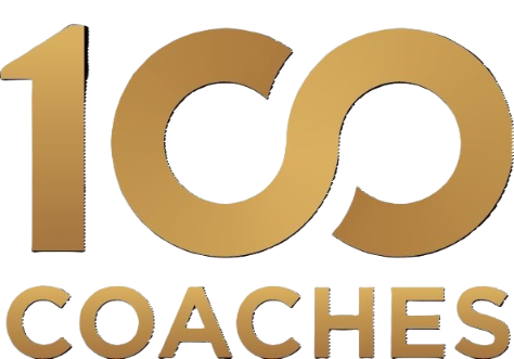 100 Coaches gold logo